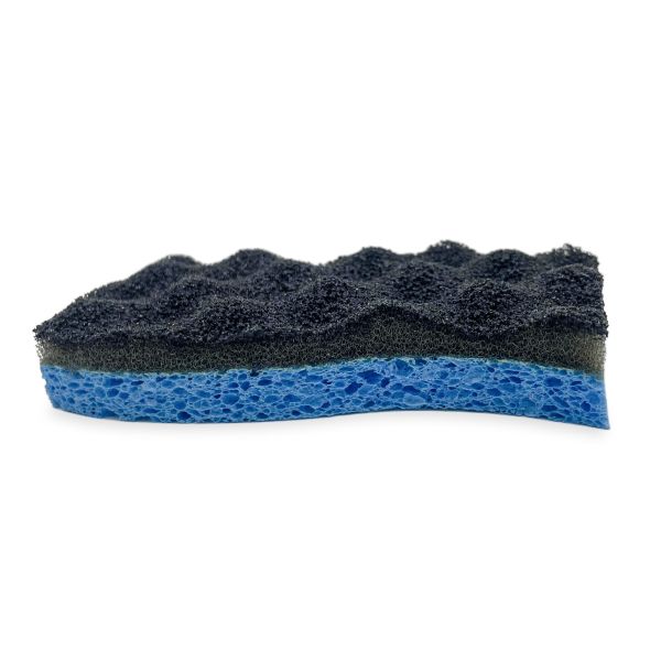 Textured Surface Dual-Sided Biodegradable Cellulose Sponge Scourer for Efficient Cleaning