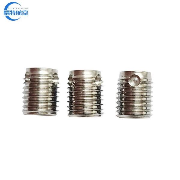 500pcs/bag Stainless Steel SS304 Slotted Thickwall Self-Tapping Threaded Inserts with 6h Thread Accuracy