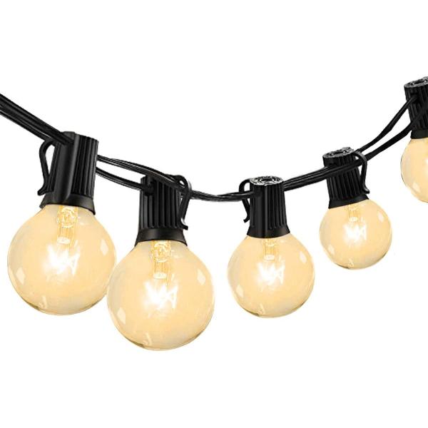 G40 25Ft Incandescent Globe Outdoor Waterproof String Light
