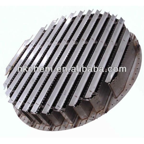 Trough Pan Liquid Distributor Tower Internals Distillation Column Internals