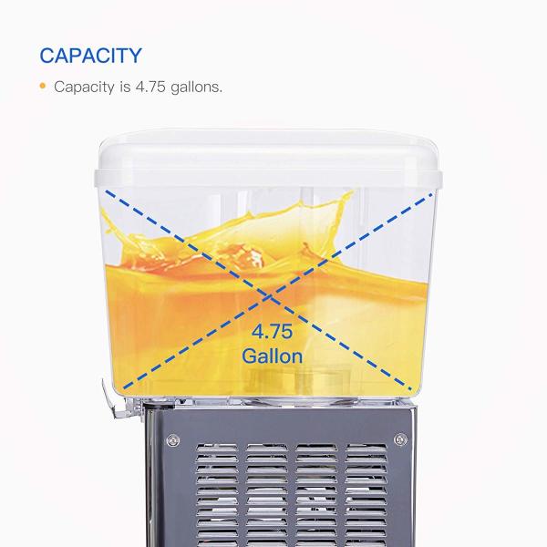 High Capacity Commercial Beverage Dispenser , Automatic Juice Machine