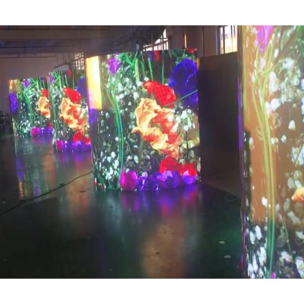 Adjustable Angle Curved Led Screen 3.91mm With 4k High Definition