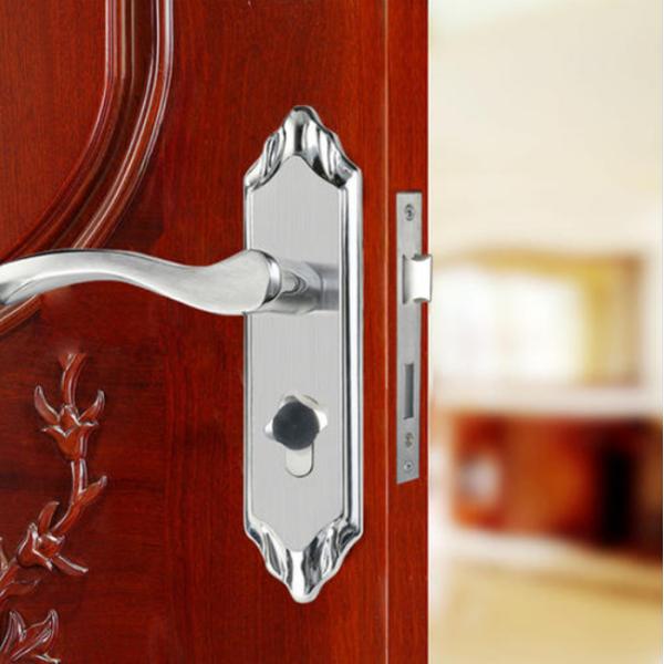 PB Finish Spring Latch Mortise Door Lock Anti Smashing
