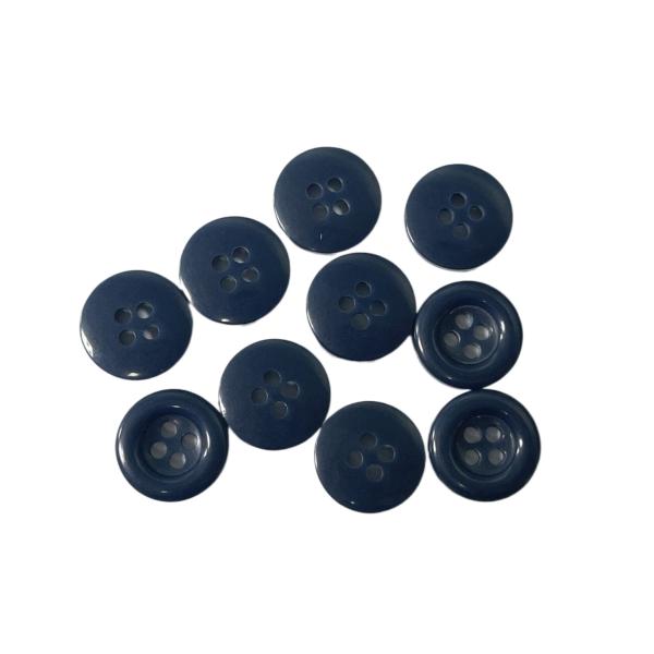 Dark Blue 20L Urea Buttons For Luxury Clothing Fireman Uniform