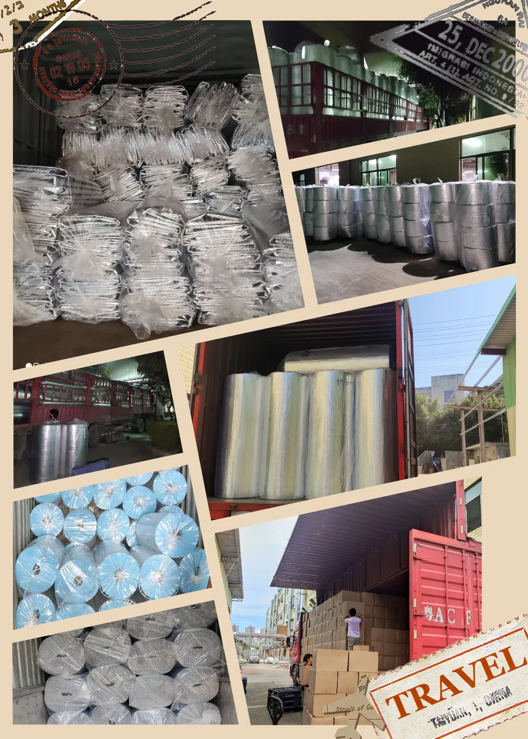 High Performance Adhesive Backed Insulation Bubble Foil Wrap Rolls