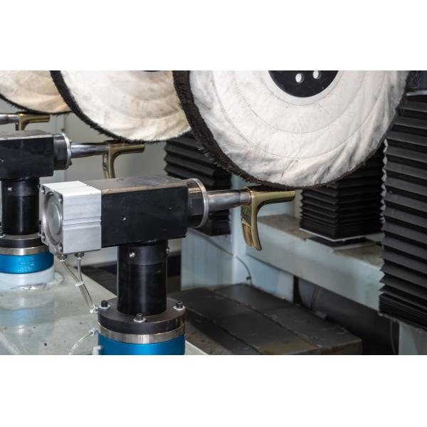 Two Stations Automatic Polishing Machine For Metal Faucets Surface