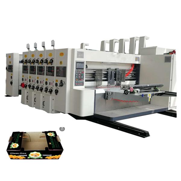 Multicolor Automatic Slotting Die Cutting Carton Printing Machine
