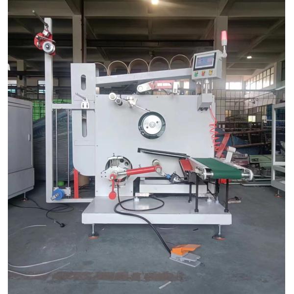 Automatic strapping tape rewinding machine, PP packing tape winding machine, automatic winding, line speed: 200-350 m/mi