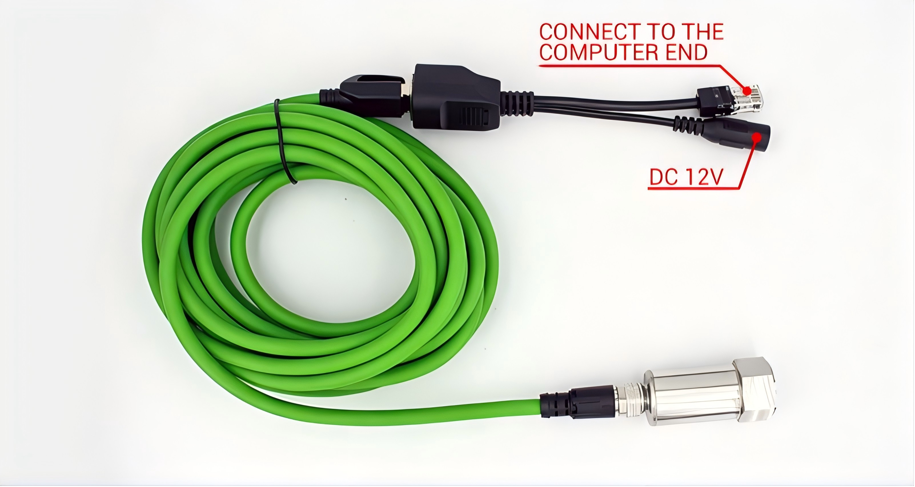 GHA360 Ethernet High Frequency Vibration Sensor IP67 Protection Rating