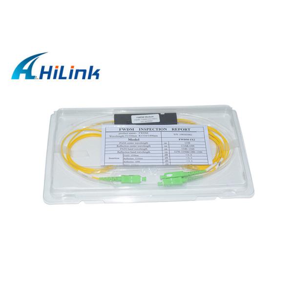 FWDM Wavelength Division Multiplexer Optical Fiber Filter Directivity ≥ 50dB