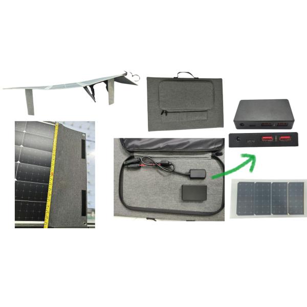 400W Foldable Mono Solar Panel 6-Fold High Polymer Lightweight Design for Distributors and OEM Orders