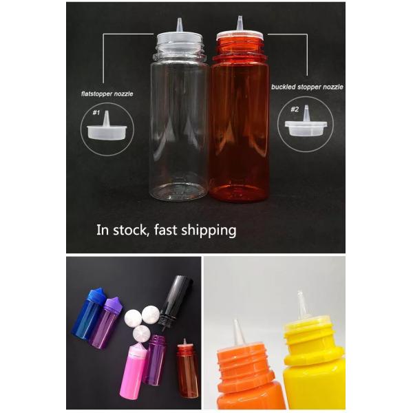 Pet Plastic 30ml E Cig Liquid Bottle With Child Tamper Proof Lid