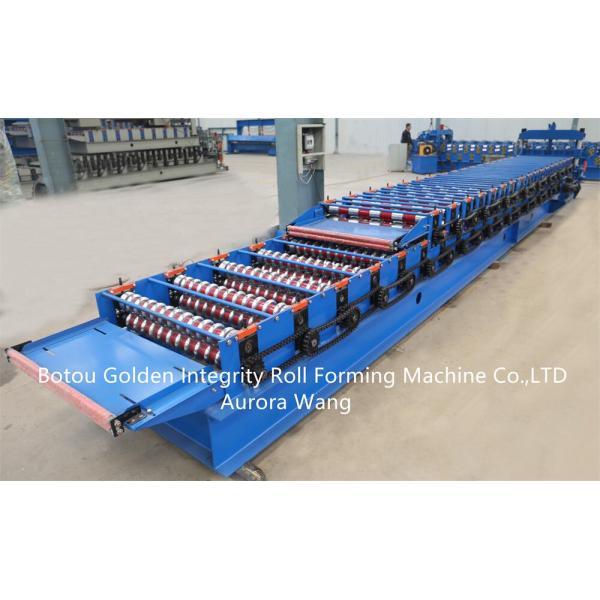 Hot Sale double layer roofing sheet roll forming machine for trapezoidal and corrugated sheet producing