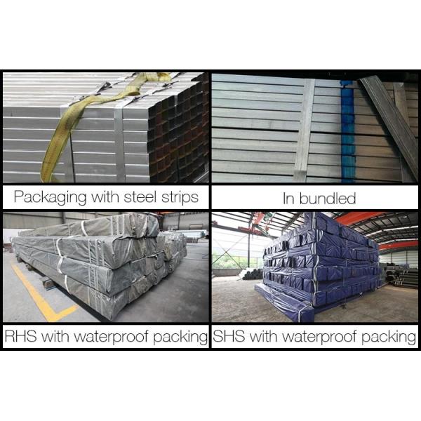 Zinc Coating Mild Steel Rectangular Hollow Section Non Secondary Uniform Coating