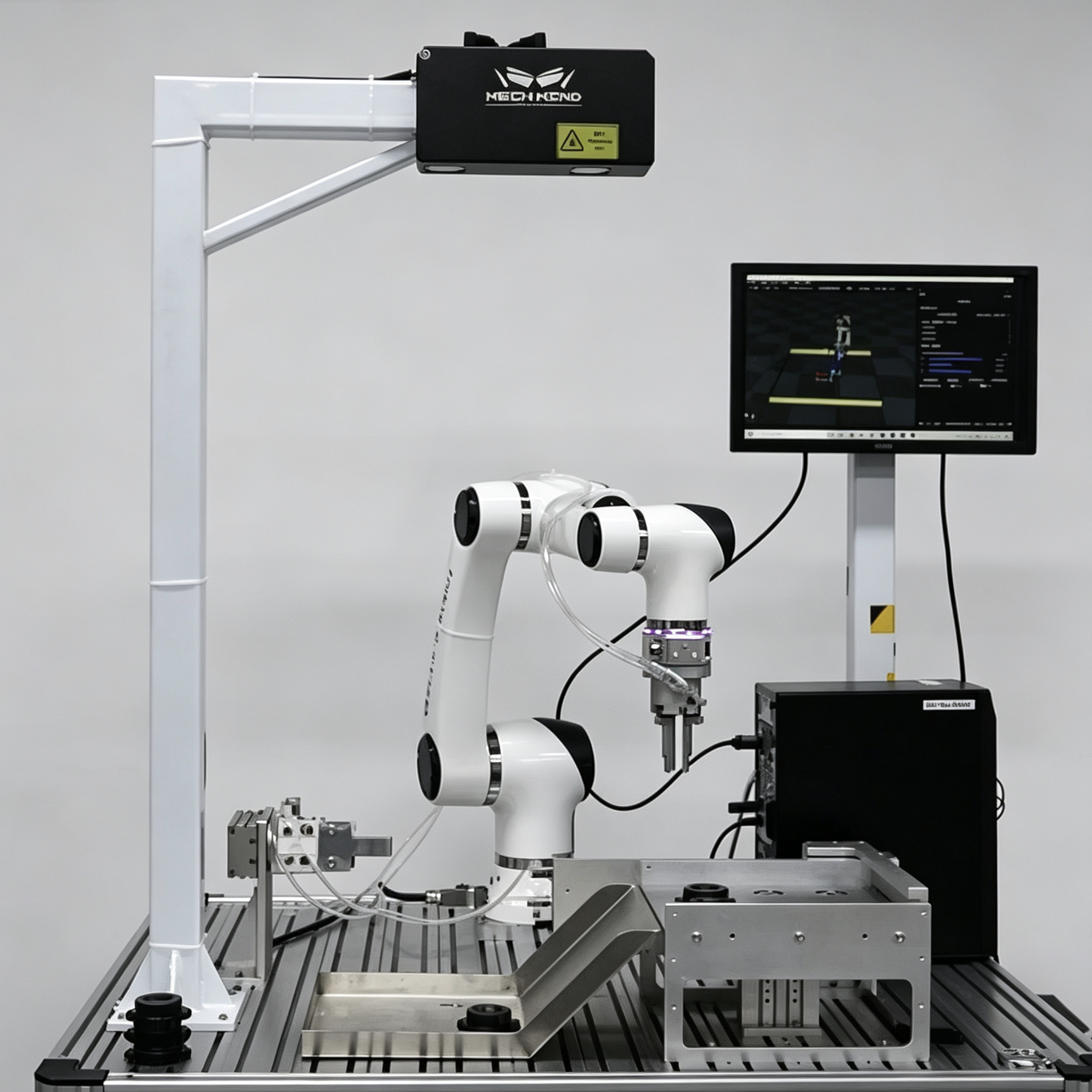 Huayan E05-L 6-Axis 5kg Collaborative Robot 3D Vision Camera Random Bin Picking Auto Loading Small Automotive Metal Parts IP54