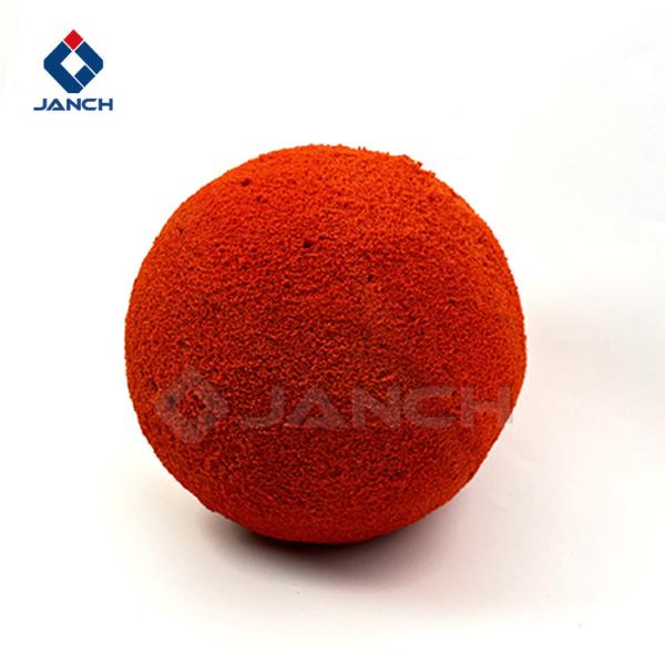 Sponge Rubber Concrete Pump Cleaning Ball Customized DN125
