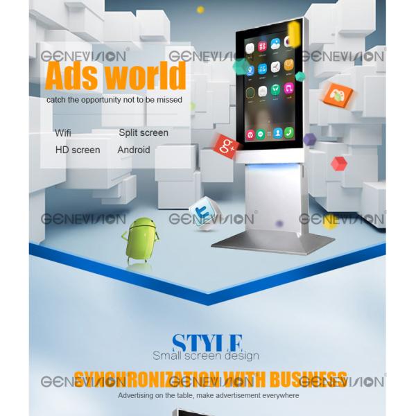 Lcd advertising Touch Screen Kiosk , HD Digital Information Display android