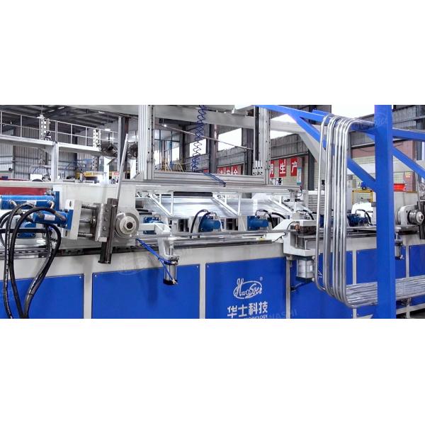 Automatic Double Bending Shrinking Machine IBC Stainless Steel Frame Tube Forming Machines