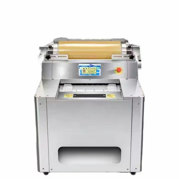 Electric Automatic PLC-Controlled Plastic Wrap Packaging Machine for Food and Commodity Sealing