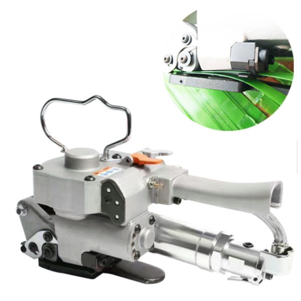 Suitable Width 13-25mm Pneumatic PET Strapping Machine with Friction Welding Sealing