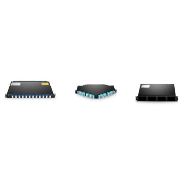 Patch Panel LC Cassette MTP MPO Fiber Cable With HD Enclosure
