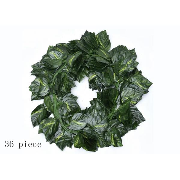 Plastic Indoor 30 Leaves Simulated Rattan Branches