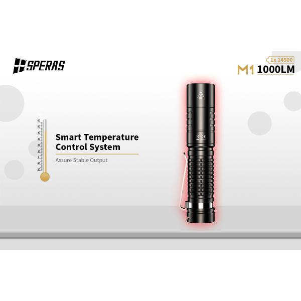 14500 Battery EDC LED Flashlight