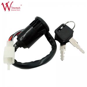 China 4 Pins Black Motorcycle Universal  Ignition Switch for Honda CG125 with 2 Keys on sale