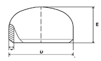 Pipe cap, ASTM A234 WPB,WPC,WP5, WP9,WP91,