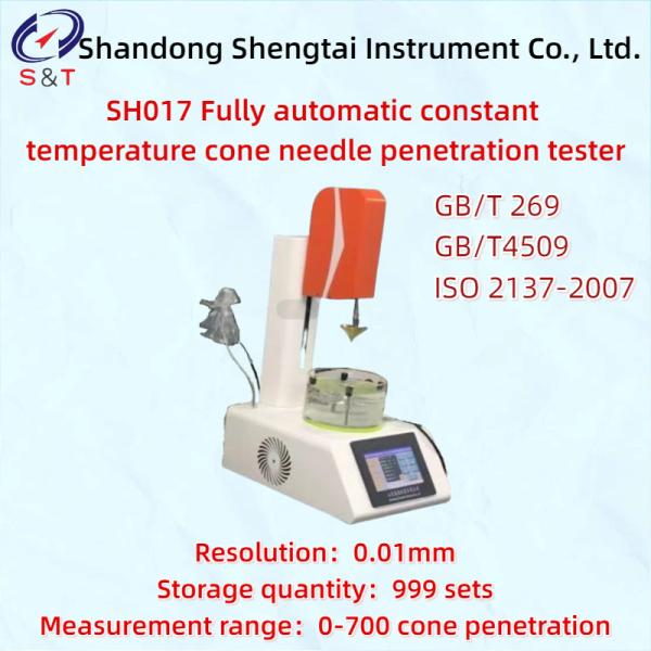 Fully Automatic Constant Temperature Cone Needle Penetration Tester ISO 2137-2007