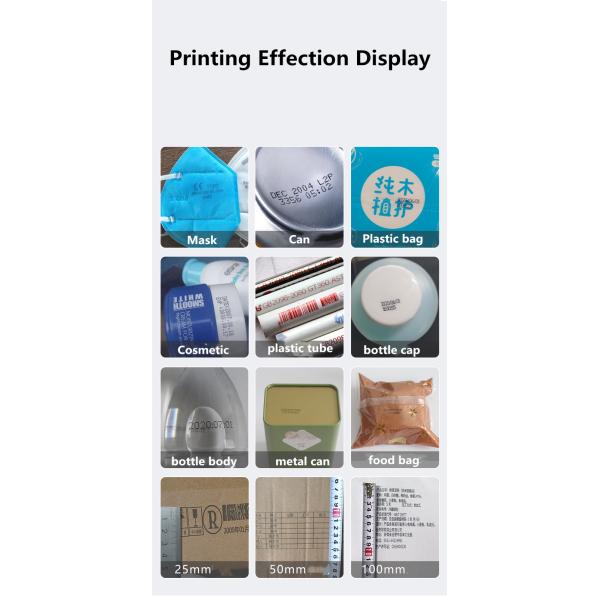 Full Auto Expiry Date Coding Logo TIJ Inkjet Printer Online Machine with Blue Ink