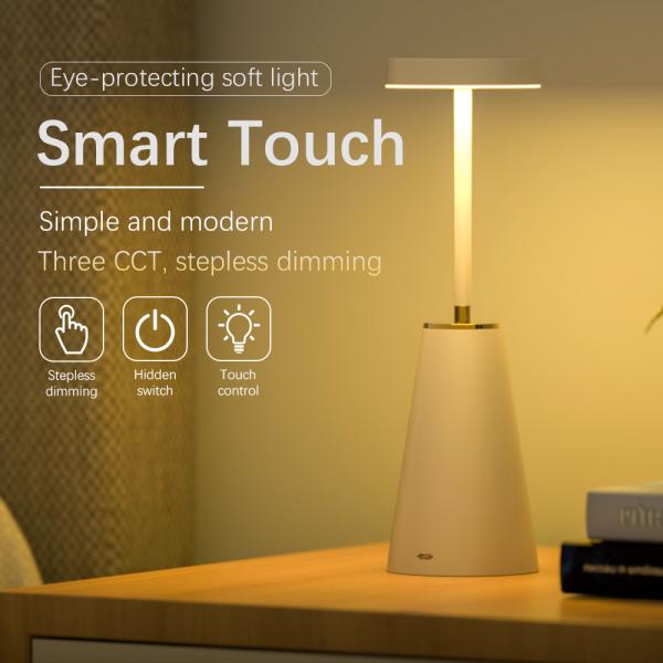 Touch Switch Metal Nightlight Atmosphere Table Lamp for Smart LED Light Decoration
