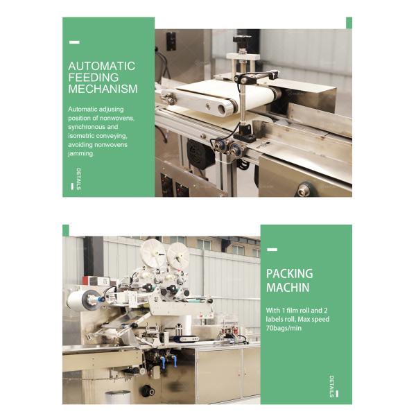 Lingettes Making Machine Fully Automatic Machines For Wet Wipes