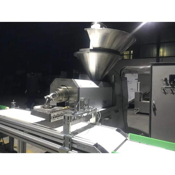 Efficient Auto Meat Strip Traying System Cold Extrusion Pet Chews Treats