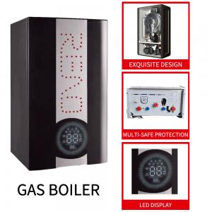 China 20/24/42Kw Gas Condensing Wall Mounted Boiler  Black  Shell Copper Heat Exchanger Hot Water Heater on sale