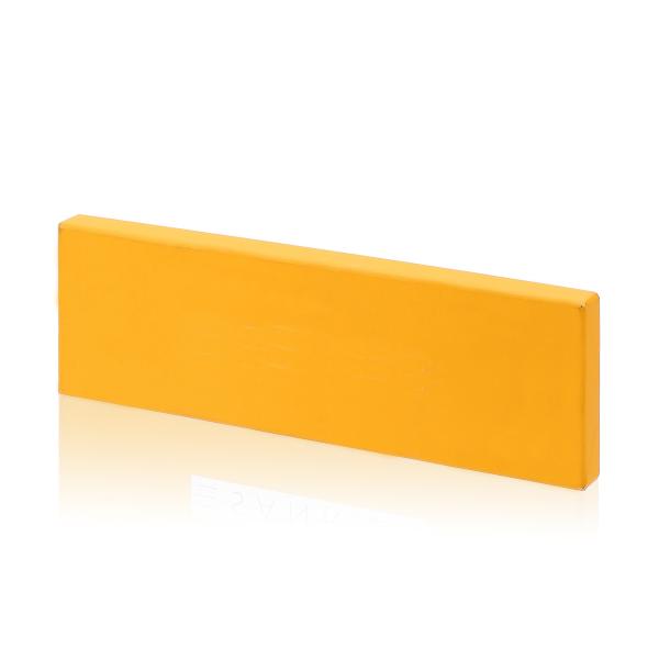 Yellow Single Full Color Printing Rigid Cardboard Material Rectangle Shape Paperboard Box Packaging