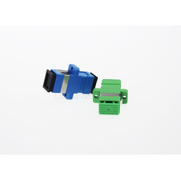 Low Insertion Loss Fiber SC Connector , Multimode OM3 Simplex Fiber Optic Connector