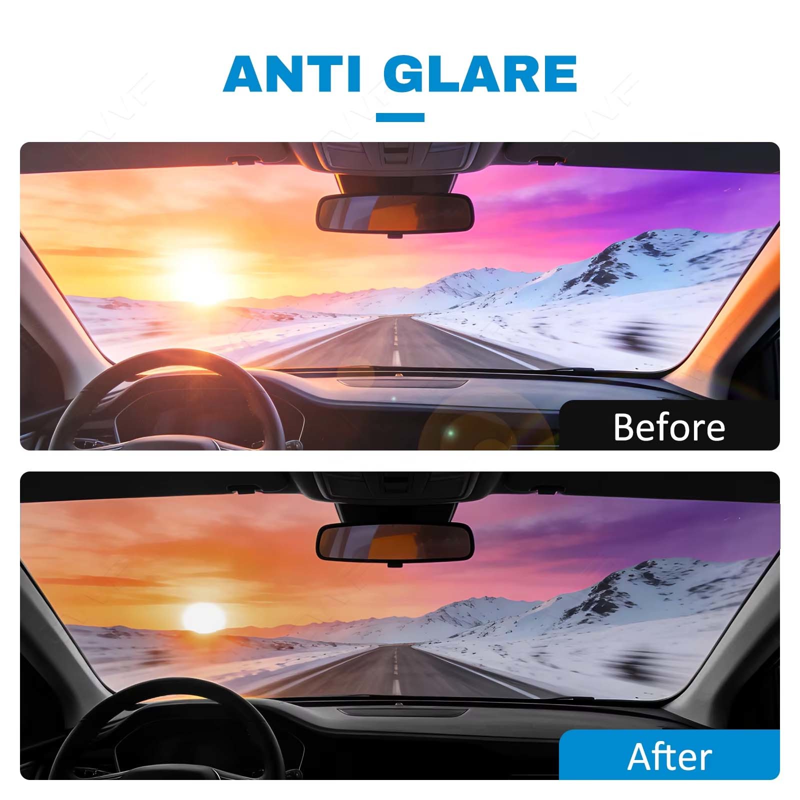 OEM Explosion Proof Car Invisible Multi-Layer EPU Self Healing Anti Scratch Windshield Protection Film UV 99%