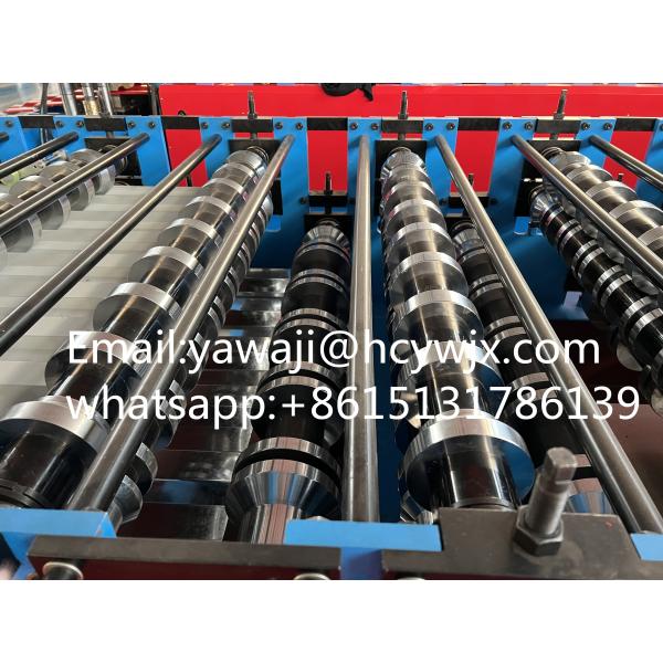 1250mm Material Width Double Deck Roll Forming Machine With 15m/min Speed Made
