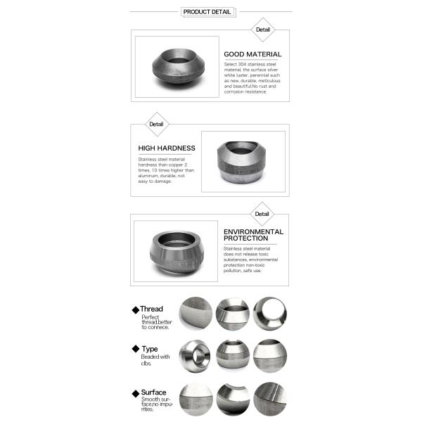 Forged Butt Weld Pipe Fittings Equal Threadolet Sockolet Weldolet
