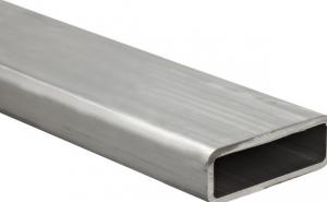 Quality Powder Painted Construction Aluminum Profile Rectangular Tubing Extrusions 6061 for sale