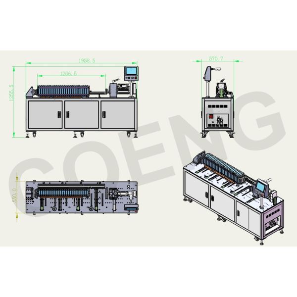Machine control panel and interface details