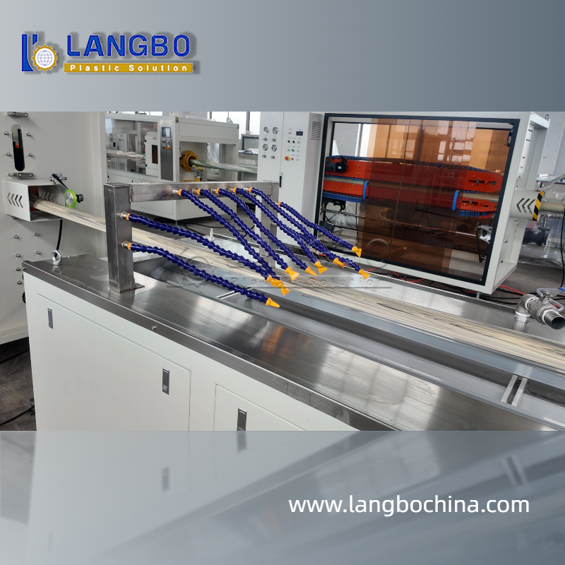 PVC Profile Making Machine With Co-extrusion Layer Improving Surface Gloss And Rough Finish