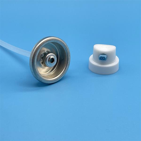 Exploded view of female paint valve components and assembly structure