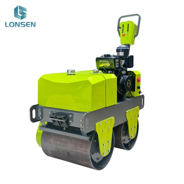 25KN Exciting Force Handheld Double Drum Road Roller Machine for Fast and Accurate Road Compaction