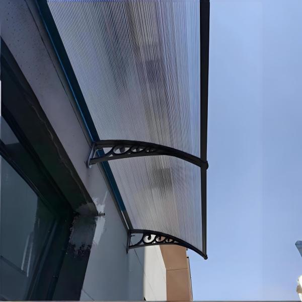 Weatherproof PC Board Awning Remains Clean For Window Or Door