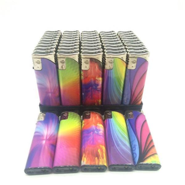 Plastic Jet Torch Custom Colorful Gift Cigarette Lighter Refillable Electric Lighter