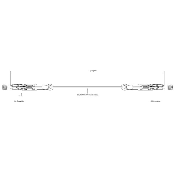 UPC Duplex Single Mode LSZH Fiber Optic Splitter For 400G Data Center