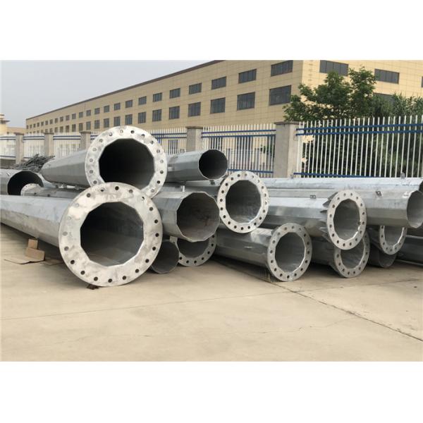 Telecommunication ST52-3 110KV Power Distribution Poles