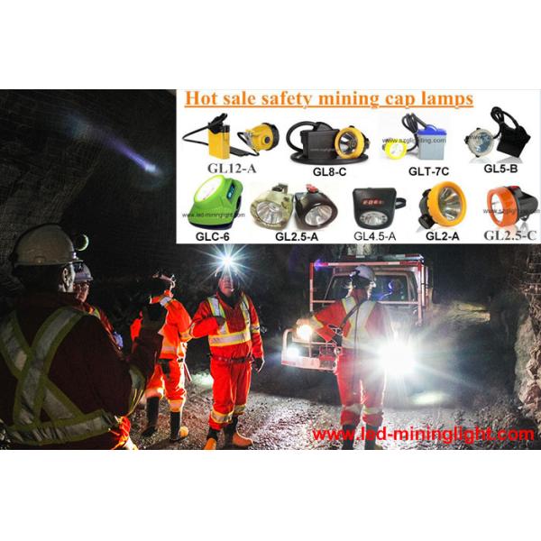 Cordless Led Mining Cap Lights Head Lamp 1W With High Low Beam Lighting Mode
